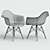 Eames-Inspired Patchwork Chair 3D model small image 3