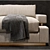  Modern Elegance: Bern Sofa, Forest Table, Flower Panno 3D model small image 3