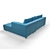 Modern Corner Sofa 3D model small image 2