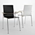 Modern Black&White Chair: Chair Orte BEJOT 3D model small image 1