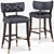 Rivingtone Modern Bar Stool 3D model small image 1