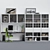 Sleek Office Cabinet: Efficient & Functional 3D model small image 1