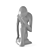 Title: Reimagined Thinker Sculpture 3D model small image 1