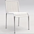 Modern Outdoor Chair: Agra by Accademia 3D model small image 2