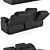 Premium Recliner Sofa: Robert 3D model small image 2