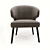 Elegant Aston Little Lounge Chair 3D model small image 2