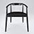 Elegant B&B Italia Jens Chair 3D model small image 2