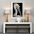 Elegant Lucia Console: Refurbish Your Space 3D model small image 1