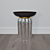 Modern Wood Stool | 44x44x56cm 3D model small image 1