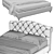 Dreamy Bed: Bedding Whishes 3D model small image 3