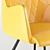 Elegant Vintage Yellow Chair 3D model small image 2