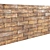 Rustic Elegance: Antichnii_oreh Wall Panel 3D model small image 2