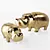 Hippo Glazed Ceramic Sculpture 3D model small image 1