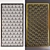 Elegant Metal and Brass Decorative Panels 3D model small image 2