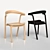 Sleek Makil Chair: Stylish & Comfortable 3D model small image 1