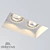 Gypsum Recessed Spotlight: Maia Duo SN003 3D model small image 1