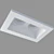 Gypsum Recessed Spotlight: Maia Duo SN003 3D model small image 2