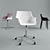 Gaber More Office Chair: Italian Elegance & Premium Quality 3D model small image 2