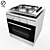 Indesit Gas Oven & Hob 3D model small image 1