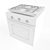 Indesit Gas Oven & Hob 3D model small image 3