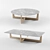 Elegant Ilary Coffee Tables 3D model small image 1