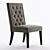 Elegant Maxwell Side Chair: Espresso 3D model small image 1