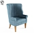 Classic British Wingback Chair 3D model small image 1