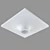 Stellanova Ceiling Spotlight: Integrated Design & Customizable Color 3D model small image 2