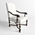 Elegant Eichholtz Chair: Francois 3D model small image 1