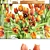 Tulip Trio: Vibrant Spring Bouquets 3D model small image 2