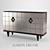 Garda Decor Glass Chest of Drawers 3D model small image 1