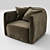 Modern Cozy Armchair 04 3D model small image 1