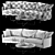 Sits Julia Sofa Set 3D model small image 3