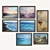 Seascapes Set in Frames 3D model small image 1