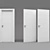 Elegant Painted Doors: Le Porte di Barausse 3D model small image 1