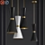 Modern Cairo Pendant Chandelier 3D model small image 1