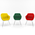 Vibrant Office Meeting Chairs 3D model small image 2