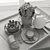 Modern Breakfast Set - 2014 Design 3D model small image 3