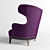 Elegant Visionnaire Katie Armchair 3D model small image 2