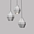 Elegant MARKSLOJD RUBY Suspension Light 3D model small image 2