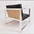 Modern Loft Style Office Sofa & Armchair 3D model small image 2