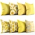 Comfy Chic Decorative Pillows 3D model small image 1