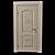 Classic Wooden Door 3D model small image 1