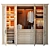 Elegant Fiesole Wardrobe: Lanpas 3D model small image 1