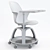 Steelcase Node Mobile Collaborative Chair 3D model small image 3