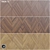 Tulip v.2 WoodWalls: Seamless Modular Wooden Panels 3D model small image 1