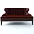 Elegant Monsieur T Sofa: Luxurious Comfort by MUNNA 3D model small image 1