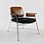 Bauhaus-inspired Baxter Chair 3D model small image 1