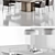 Modern Minotti Toulouse Set 3D model small image 2