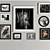 Classic Art Framed Wall Picture Set 3D model small image 3